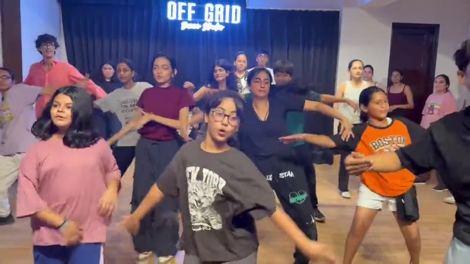 Kids dance class at Off Grid
